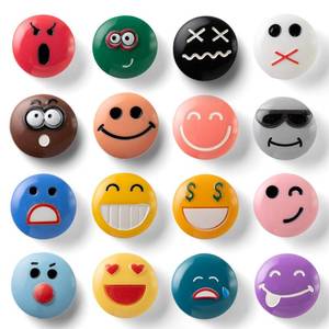 lot 20254 image: SUNURS Cute Funny Smiley Face Fridge Magnets for Boys, Strong Fun Refrigerator Magnets for Girls, Decorative Magnets for Classroom, Whiteboard, Office, and Kitchen