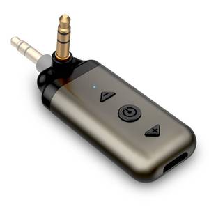 lot 20263 image: HVMLAK Air88 Bluetooth 5.4 Aux Adapter, 180° Swivel 3.5mm Jack Receiver for Car Home Stereo, Handsfree Calls, 12 Hours Battery, HiFi Sound, Solid Metal Case