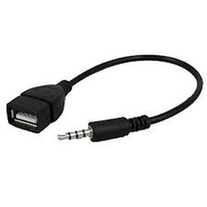 lot 4395 image: 3.5mm to USB Female Adapter Cable