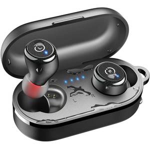 lot 2065 image: TOZO T10 Wireless Earbuds Bluetooth 5.3 Headphones, App Customize EQ, Ergonomic Design, 55H Playtime, Wireless Charging Case, IPX8 Waterproof Sound in-Ear Headset, New Version