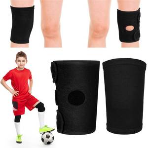 lot 2077 image: Relaxgiant 2 Pcs Kids Knee Brace, Youth Knee Compression Sleeve for Children Support for Boys Girls Basketball Volleyball Sports Gymnastics(Black,Medium)