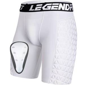 lot 2131 image: Legendfit Men Baseball Sliding Underwear wCup Athletic Padded Compression Shorts Protector Support Football M