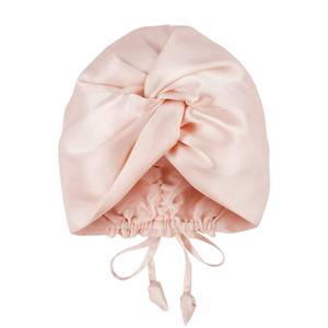 lot 4451 image: OLESILK Silk Bonnet for Sleeping Women 100% Mulberry 22 Momme Silk, Adjustable Fit for Night Hair Care, No Frizz for Curls, Pink