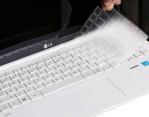 lot 4470 image: TPU Keyboard Cover Protective Skin Compatible for 17.3 LG Gram 17Z90N & 17Z95N Laptop (Not fit Gram 17Z90P) - Clear