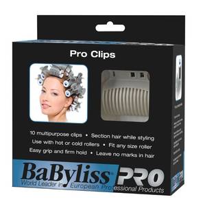 lot 4488 image: BabylissPRO Clips for Rollers, 10 Count (Pack of 1)