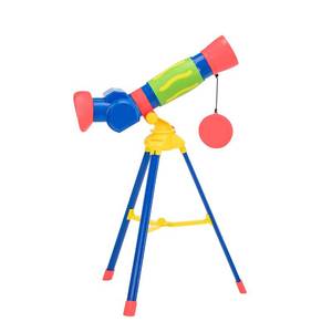 lot 5844 image: Educational Insights GeoSafari My First Telescope - Mini Telescope for Kids, Toddler Space Toy, Beginner STEM Learning, Science Gifts for Boys & Girls Ages 4