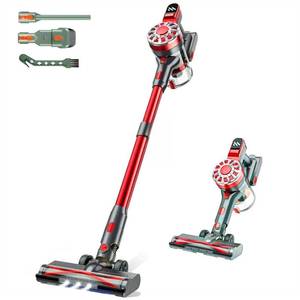 lot 5877 image: WLOTPO Vacuum Cleaners for Home,Cordless Vacuum Cleaner,Lightweight Stick Vacuum Cordless Rechargeable,Self-Standing Design,LED Touch Screen,Vacuum for Hardwood Floors,Carpet,Pet Hair(Dark Red)