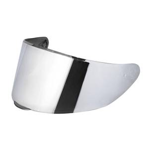 lot 6024 image: JQF Gear WS-607 Full Face Motorcycle Helmet Visor Shield Replacement Accessories (Chrome Silver)