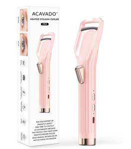 lot 6030 image: Heated Eyelash Curler Premium PRO - Fast Heat up in 8s - 24 Hours Long Lasting - Rechargeable Electric Eyelash Curler with Type-C, Innovative L Silicone, 2 Heat Modes, Anti-Burn Eyelid, Pink-FD