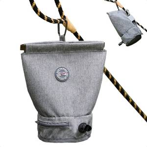 lot 6064 image: Dog Poop Bag Holder for Walking with Waste Bag Dispenser, Reusable Smell Proof, Pet Poop Pouch with Magnetic Closure,Portable Dog Accessories Travel for Leash Harness Waist