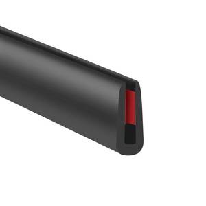 lot 6077 image: Rubber Edge Trim, 116 Self Adhesive Flexible U Channel Edge Protecter for Sheet Metal, Car Doors, U Shaped Sharp Edge Protecter, Fit for 0-332 Thick Edge, Black Color, 20Ft, EPDM Material