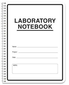 lot 6119 image: BookFactory Carbonless Lab NotebookLaboratory Duplicator Book (Scientific Grid Format) - Contains Carbon Copies 8.5 x 11. 100 Sets of Pages, 200 Sheets Total Wire-O Bound (Made in USA)