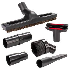 lot 6121 image: 6Pcs For Shop Vac Attachments and Shark Vacuum Attachments Replacement Soft Horsehair Shark Hard Floor Attachment with Vacuum Brush Attachment and Vacuum Hose Adapter