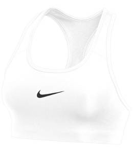 lot 10244 image: NIKE SWOOSH BRA 2.0- SIZE MEDIUM WHITE