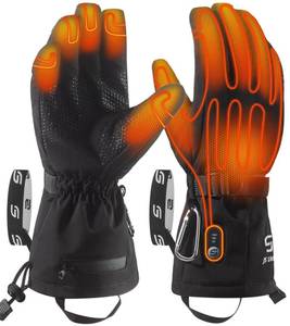 lot 10262 image: JS LifeStyle Heated Gloves for Men Women,HG-01 7.4V 3000mAh Rechargeable Battery Wind Water Proof with Touch Screen and Light-Off Design for Winter Ski Work Motorcycle