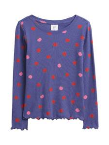 lot 10279 image: GAP Baby Girls Long Sleeve Ribbed Tee Skipper Blue 19-3936, 2YRS
