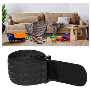 lot 10304 image: Podomio Under Couch Blocker for Kid and Pet Toys, Adjustable Toy Blocker for Under Couch, Toy Blocker Stop Things from Going Under Sofa, Bed, and Other Furniture, Easy to Install, 3 x 157 inch