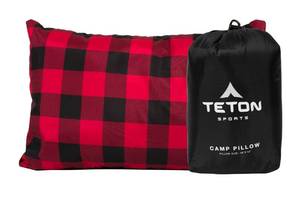 lot 10340 image: TETON Sports Camp Pillow Great for Travel, Camping and Backpacking Washable, Black