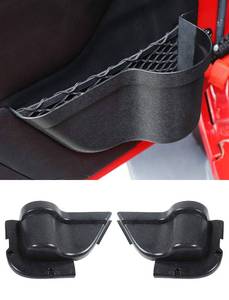 lot 12025 image: Savadicar DP3 Front Door Storage Pockets, Door Side Insert Organizer Box for 2011-2018 Jeep Wrangler JK JKU 24 Door, Interior Storage Expansion Accessories, Black, 2 PCs