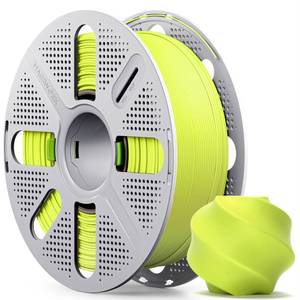 lot 12040 image: Matte PLA Filament with Quick-Swap Reusable Spool 1kg (2.2lbs), 1.75mm 3D Printing Filament, Compatible with Bambu Lab 3D Printers �� Apple Green