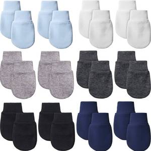 lot 12058 image: Geyoga 12 Pairs Newborn Baby Mittens Infant Toddler Gloves No Scratch Mittens Gloves for 0-6 Months Baby Boys Girls (Multicolor,Classic)