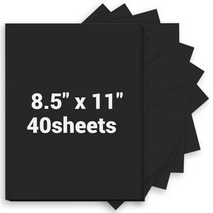 lot 12059 image: Cardstock 8.5 x 11, Thick Printer Paper 75 lb200 gsm, 40 Sheets Card Stock Black, Heavy Card stock, Art CardStock Paper for Invitations, Diy Cards, Business Cards, Menus, Crafts, Drawing etc