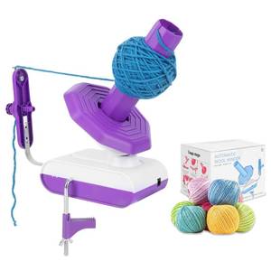lot 15265 image: Electric Yarn Winder, Large Capacity 13oz Yarn Ball Winder for Crocheting, Automatic Yarn Cake Roller Spinner with Strong Tension & Stepless Speed, Ideal for Knitting & Crochet Lovers
