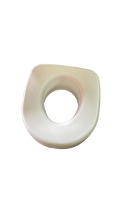 lot 15272 image: Carex White Raised Toilet Seat