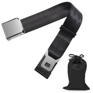 lot 16206 image: Coolrunner Air Travel Seat Belt Extender Strap for Comfort, Adjustable 7��32 Seat Belt Extension for Flights Fits Most(not Southwest), Black (Not for Automotive Use)