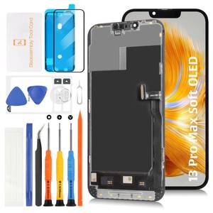 lot 16216 image: Olivechard 13 Pro Max 6.7 Soft OLED LCD (120Hz Promotion  Proximity Sensor) Screen Replacement Assembly for iPhone 13 Pro Max Display Repair Tools Kit A2643 A2484 A2641 A2644 A2645
