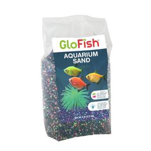 lot 16227 image: GloFish Aquarium Sand 5 Pounds, Black with Highlights, Complements Tanks and D�cor, (AQ-78485)