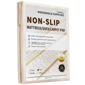 lot 16237 image: Foboull Mattress Slide Stopper and Gripper, Keep Bed and Topper Pad from Sliding for Sofa, Couch, Chair Cushion, Mattresses, Easy Trim, Slip Resistant, Grips Helps Stop Slipping - Full