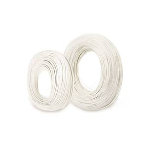 lot 16254 image: Bryne Mica High Temperature Wire -60450 Degree C,Strands of Nickel Plated Copper Wire,Insulation by Mica and Fiberglass,Used in Harsh environments (AWG12 10Ft)