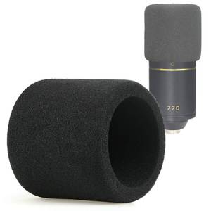 lot 16268 image: SUNMON Foam Mic Windscreen, Pop Filter Wind Cover fits MXL 770 MXL 990 Condenser Cardioid Microphone