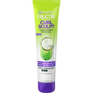 lot 16269 image: Garnier Fructis Style Curl Sculpt Conditioning Cream Gel for Bounce & Moisture, 5.1 Fl Oz, 1 Count (Packaging May Vary)