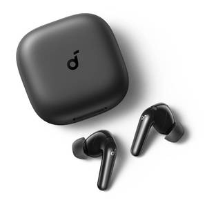 lot 16291 image: Soundcore P31i by Anker, Real-Time Adaptive Noise Cancelling, Hi-Res Sound, Translation Earbuds, 50H Playtime, Wireless Earbuds, Bluetooth Earphones, Spatial Audio, Fast Charging, IP55 (Black)