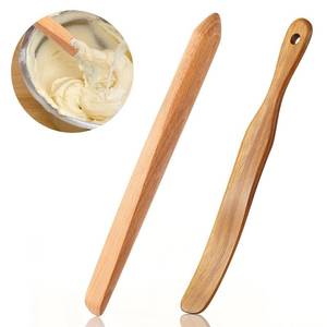lot 16292 image: Baderke 11 Inch Wooden Sourdough Bread Mixing Stir and 13 Inch Wooden Spatula Paddle Stirring Stick for Kitchen Cooking Mixing Tool for Sourdough Starter Cookware Pot(Beech Wood)