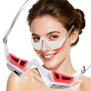 lot 16293 image: Under Eye Red Light Therapy Device, Red Light Therapy Glasses, 650 NM Red Light Eye Mask for Eye Bags, Dark Circles, Puffiness periorbital missing a screw