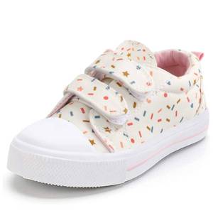 lot 16295 image: K KomForme Toddler Sneakers for Boys and Girls Dual Hook and Loops Sneakers Baby Canvas Shoes Colorful Size 8