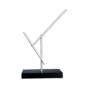 lot 16310 image: CulinaryEdge Kinetic Energy Sculpture Pendulum Perpetual Motion Ornament Desktop Anti-Gravity Pendant Silent Metal Desk Toy