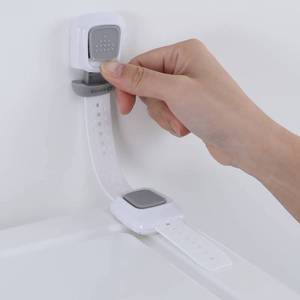 lot 16311 image: YEYA Upgraded No Drill Anti tip Furniture Wall Anchors Straps for Baby proofing with Strong 3M Adhesive Backing (4 Pack)