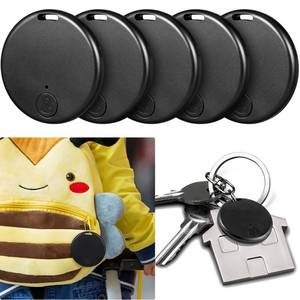 lot 16326 image: Konohan 5 Packs Smart Tracker Tag Item Finder Portable GPS Tracking Mobile Tracking Anti Loss Smart Device Key Finder Locator with Sound for Bags Wallets Backpacks Pets Keys Luggage(Classic)