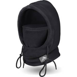 lot 16346 image: Balaclava Face Mask Windproof Fleece Ski Mask for Men and Women Winter Neck and Face Warmer Black