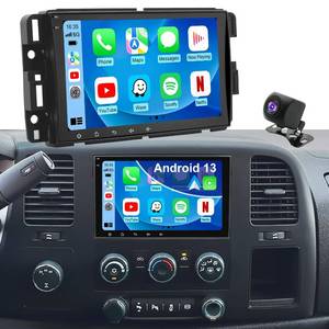 lot 17207 image: Car Radio for GMC Sierra 150025003500 2007-2013, Chevrolet Chevy Silverado 150025003500 2007-2013, Yukon 2007-2014, Impala 2007-2013, 8 Carplay Touch Screen Android Auto Stereo, GPS FM BT Camera