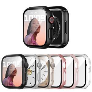 lot 18074 image: JERXUN 6 Pack Case with Tempered Glass Screen Protector for Apple Watch Series 3 Series 2 Series 1 42mm, Ultra-Thin Scratch Resistant Full Protective Hard PC Bumper Cover for iWatch 42mm Accessories
