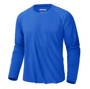 lot 18496 image: KEFITEVD Mens Hiking Shirt Long Sleeve Quick Dry Workout Shirts UPF 50 Sun Protection Shirts Moisture Wicking Athletic Shirts for Fishing,Running Bright white