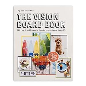 lot 19163 image: Free Period Press Vision Board Book, 700 Words & Images in All Categories, for Visualizing Your Life Goals & Dreams, Playful, Stylish and Diverse Pictures for Collage Making & Scrapbooking (B09F7ZLFK9)