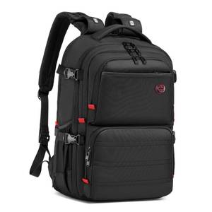 lot 19166 image: CROSSGEAR Travel Carry On Backpack for Men, 40L Expandable Large Laptop Backpack, Fit 17.3 Inch Computer, TSA-Friendly Luggage Airline Approved, Water Resistant, Business Commute Work Daypack, Black