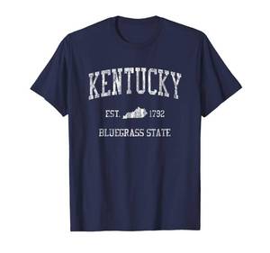lot 20305 image: Kentucky T-Shirt Vintage Sports Design Kentuckian KY Tee T-Shirt