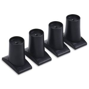 lot 20314 image: Wall Nanny Extender - 6 Inch Baby Gate Extension Kit -3 Inches Each Side - (Made in USA) Extends Pressure Gates  Protects Walls  Stabilizes Gate - for Child, Pet & Dog Gates (4 Pack) Black